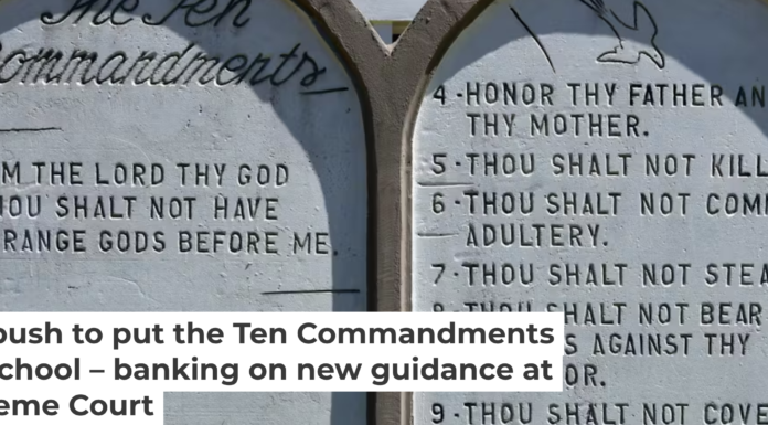 Louisiana, Arkansas and Texas have all passed laws – now on hold – to mandate the biblical laws’ display in classrooms. mtcurado/iStock via Getty Images Plus